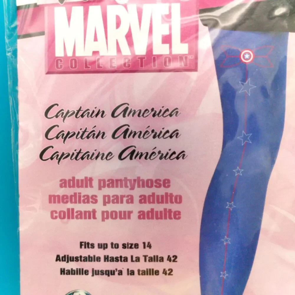 Disguise Women's Captain America Marvel Collection Adult Pantyhose Tights